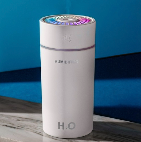 Humidificador de aire portátil inalámbrico, minidifusor de Aroma recargable por USB para el hogar y el coche, humidificador de aceite esencial colorido