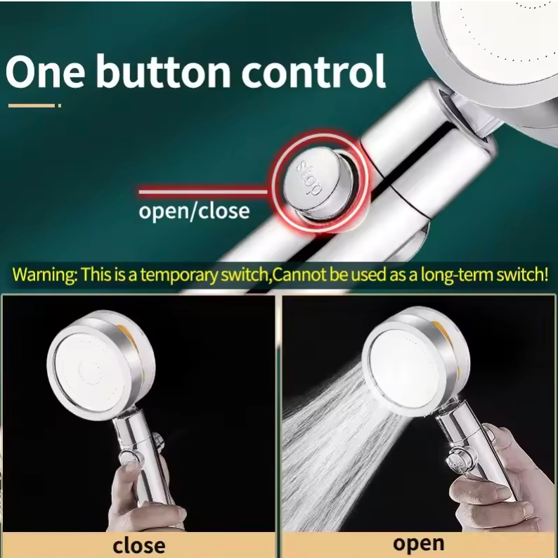 Ducha Hélice Descalcificadora filtro de agua anti-cal elimina impurezas como cloro, sedimentos y metales pesados