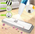 Mopa con pulverizador para limpieza del hogar, fregona rotativa 360, paño de microfibra reutilizable fregona con pulverizador