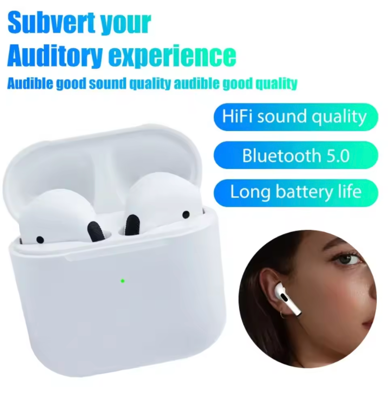 Auriculares inalámbricos estilo AIRPODS color blanco