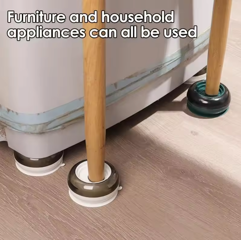 Almohadillas antivibración universales, alfombrilla de goma para pies para lavadora, almohadilla silenciosa para muebles de refrigerador, Base de pie de elevación para muebles