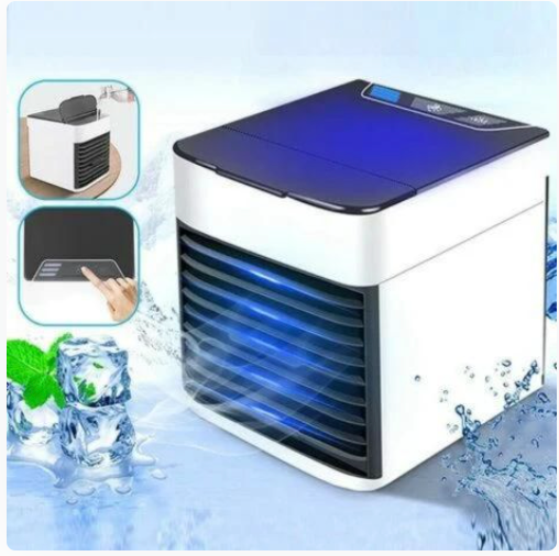 Ventilador de aire acondicionado portátil, ventilador eléctrico para el hogar, escritorio, oficina, ventilador de refrigeración, humidificación móvil, ventilador refrigerado por agua, Mini enfriador de aire