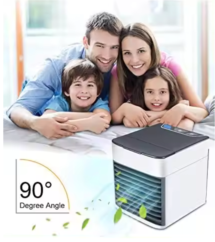 Ventilador de aire acondicionado portátil, ventilador eléctrico para el hogar, escritorio, oficina, ventilador de refrigeración, humidificación móvil, ventilador refrigerado por agua, Mini enfriador de aire