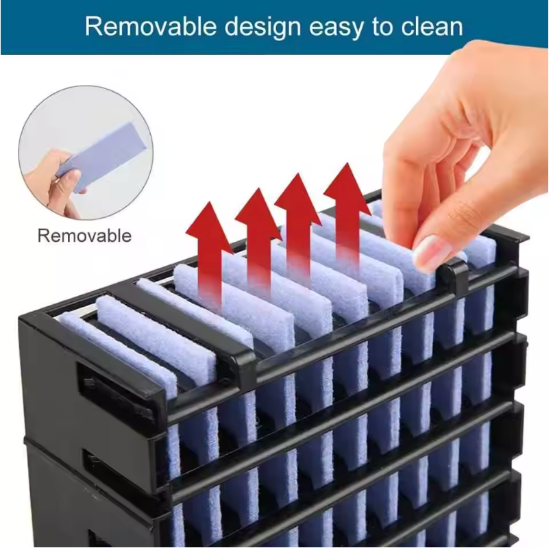 Ventilador de aire acondicionado portátil, ventilador eléctrico para el hogar, escritorio, oficina, ventilador de refrigeración, humidificación móvil, ventilador refrigerado por agua, Mini enfriador de aire